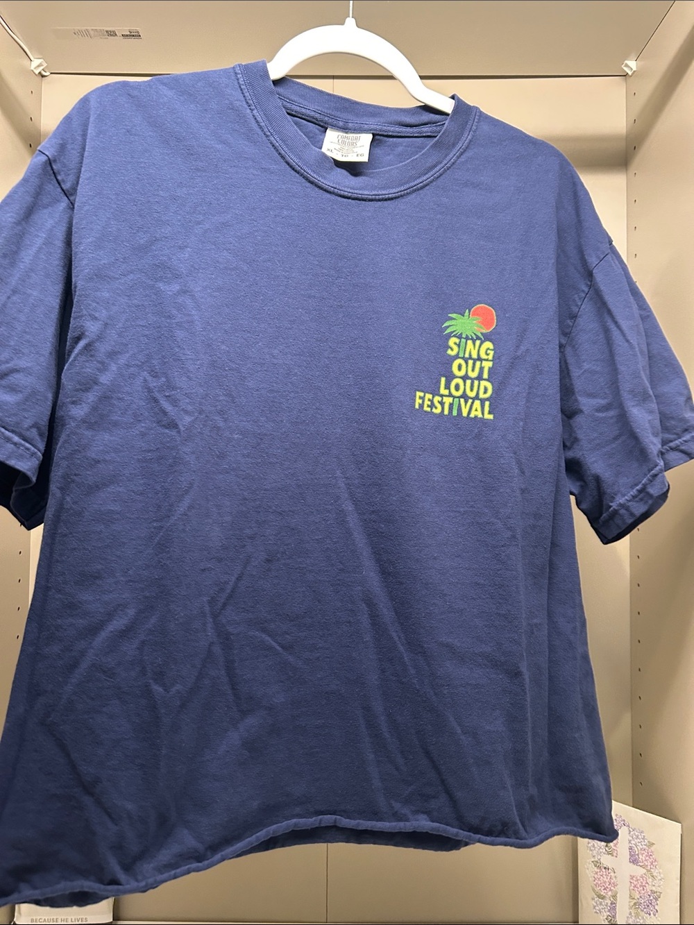 Sing Out Loud Festival Tee from St Augustine,  Florida 2025